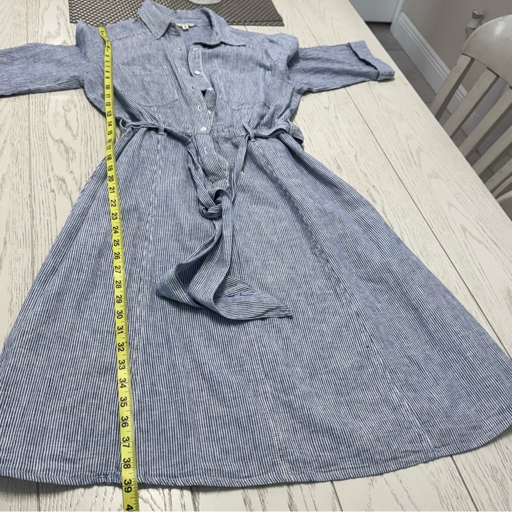 Max Studio Gray Buttoned Midi Dress - Picture 5 of 8